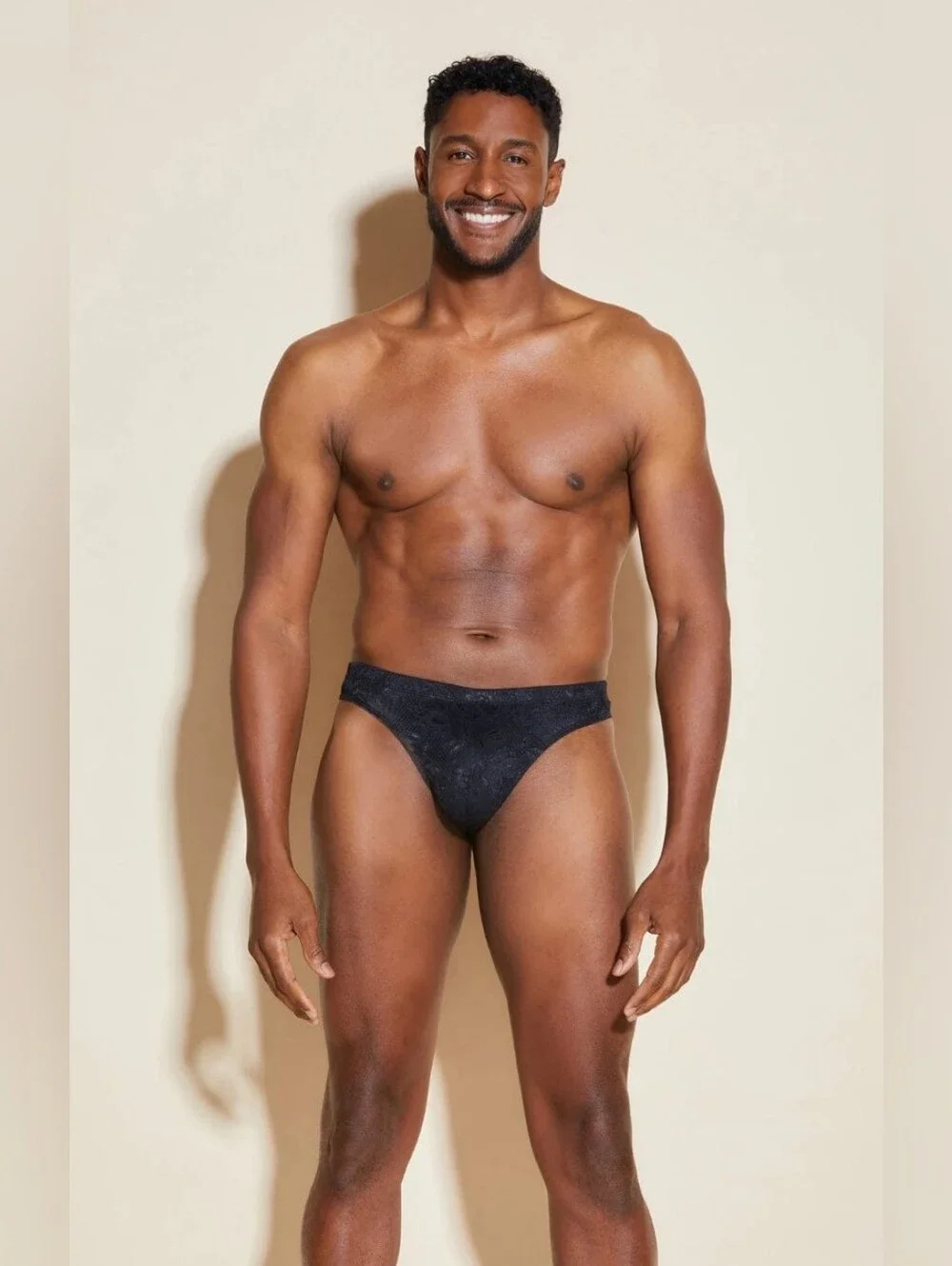 Cosabella Black Floral Classic G String